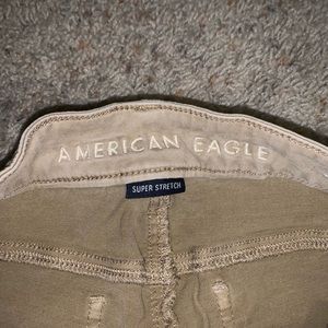 American Eagle Mid-rise Khaki Pants